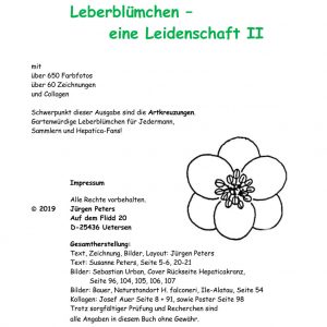Buch Hepatica  Leberblümchen - eine Leidenschaft II – Bild 3
